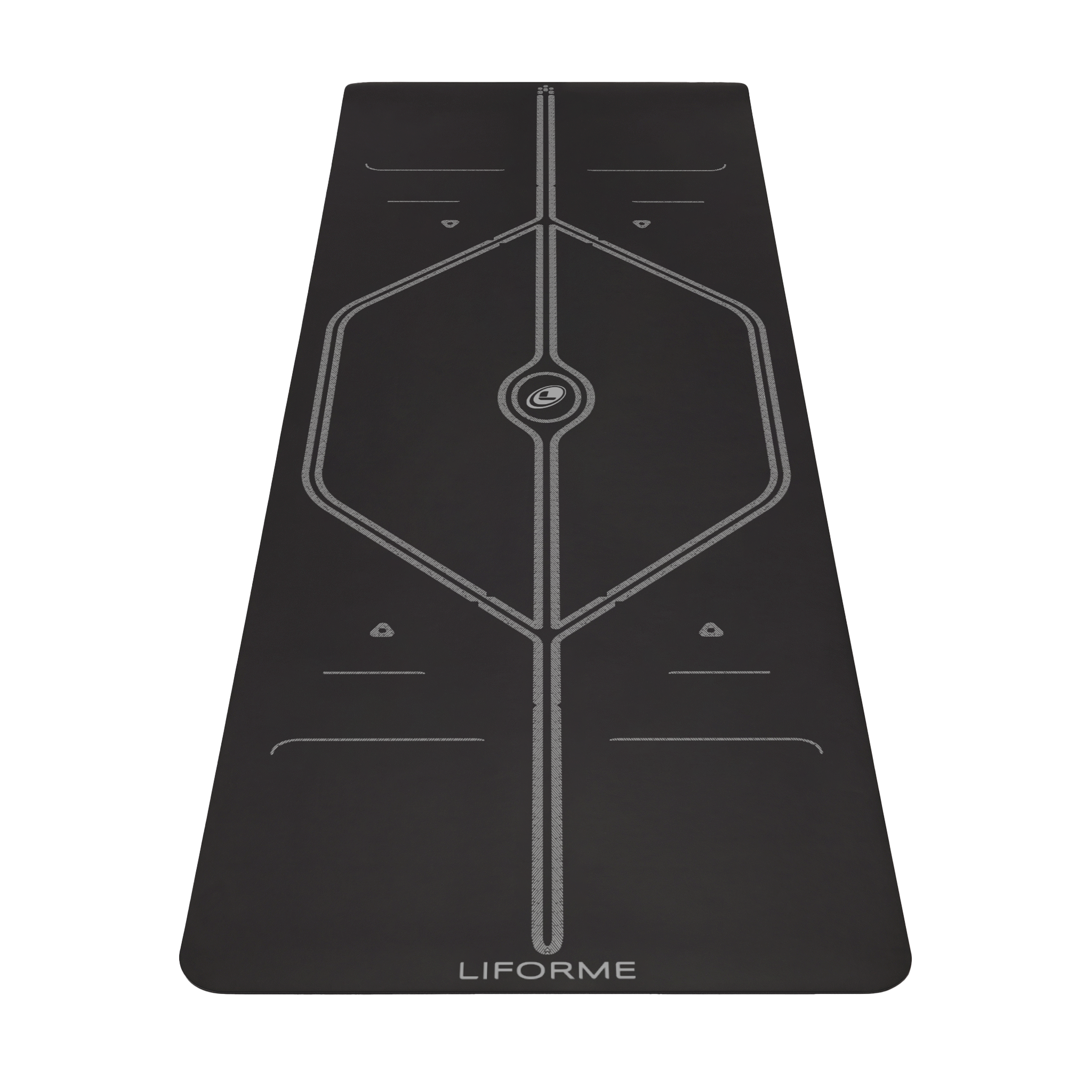 Liforme_Black_XL_Yoga_Mat_Fron