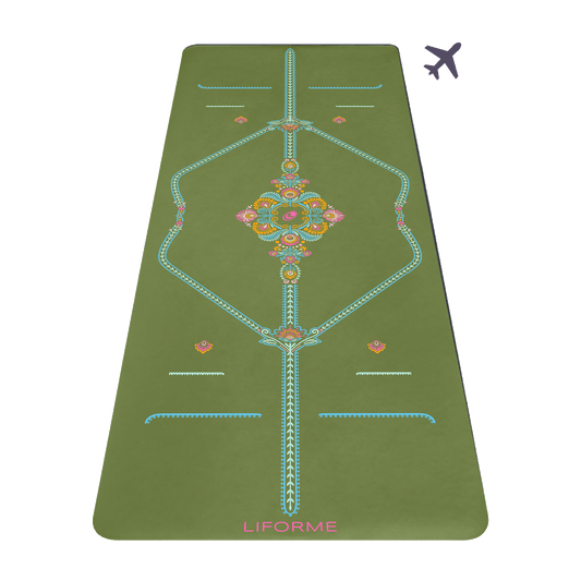 Liforme Mindful Garden Travel Yoga Mat
