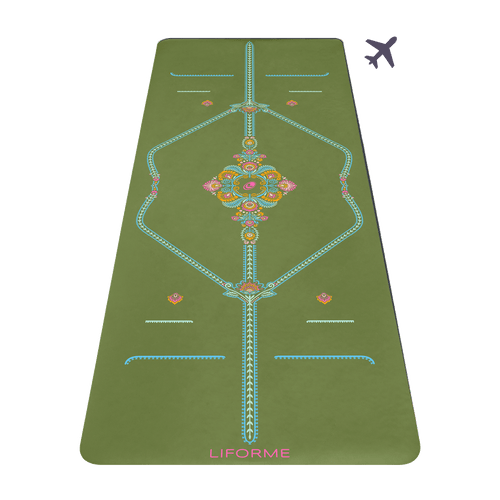 Liforme Mindful Garden Travel Yoga Mat