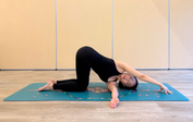 How to Do Thread the Needle Stretch (Urdhva Mukha Pasasana)