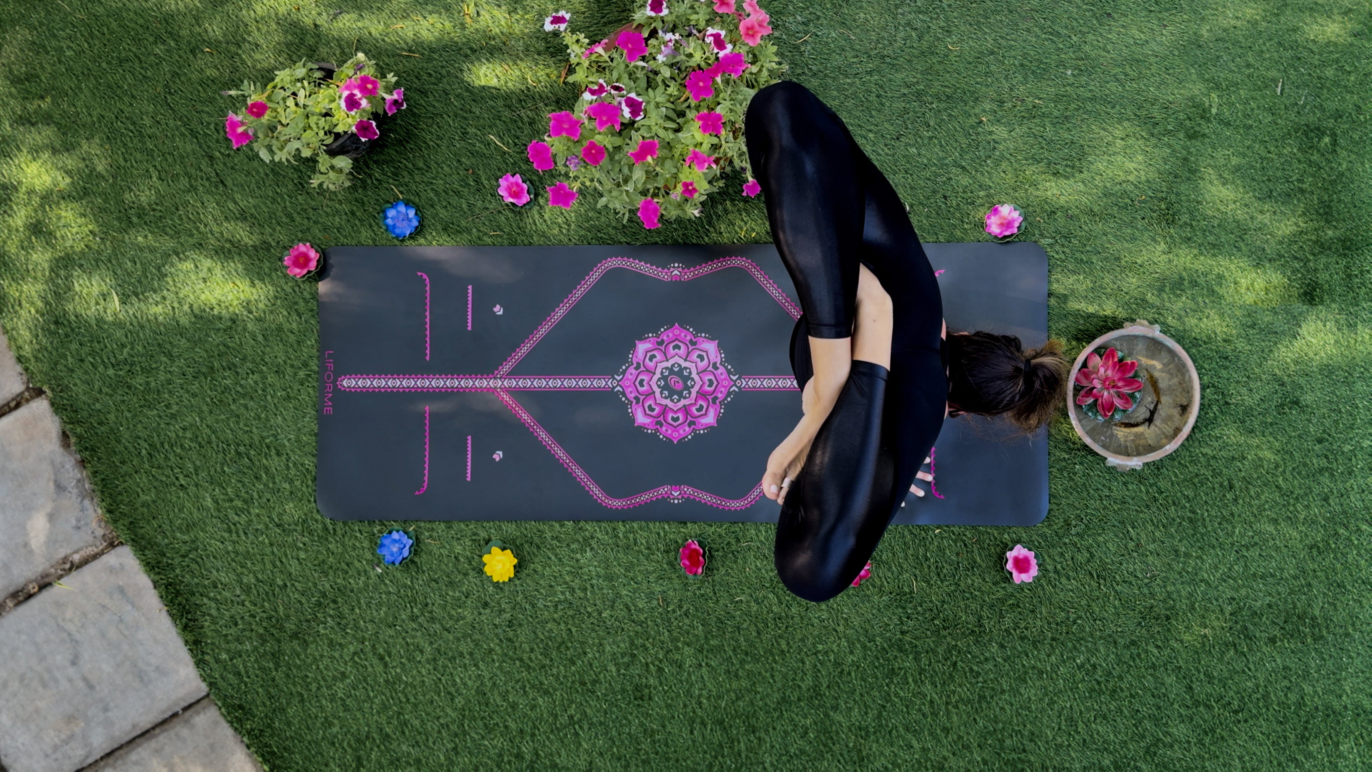 Blossoming Lotus Yoga Mats