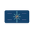 Liforme Cosmic Moon Yoga Pad showing cosmic moon design, blue colorway with AlignForMe® posture alignment and non-slip eco-friendly surface