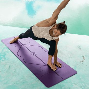 VNP Liforme Classic Travel Yoga Mat Purple - Handled