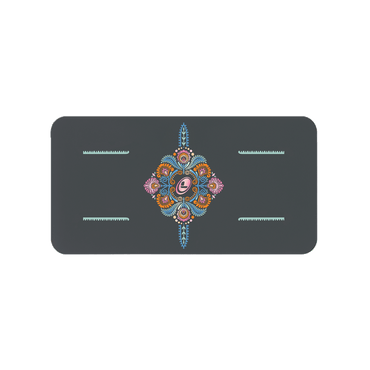 Liforme Mindful Garden Yoga Pad with AlignForMe® posture alignment and non-slip eco-friendly surface