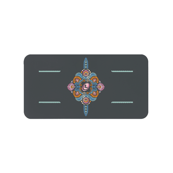 Liforme Mindful Garden Yoga Pad with AlignForMe® posture alignment and non-slip eco-friendly surface