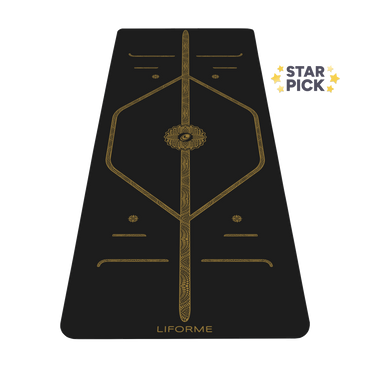 Liforme Black & Gold Yoga Mat