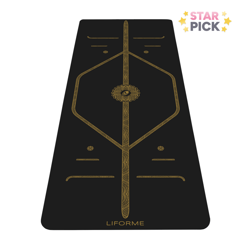 Liforme Black & Gold Yogamatte