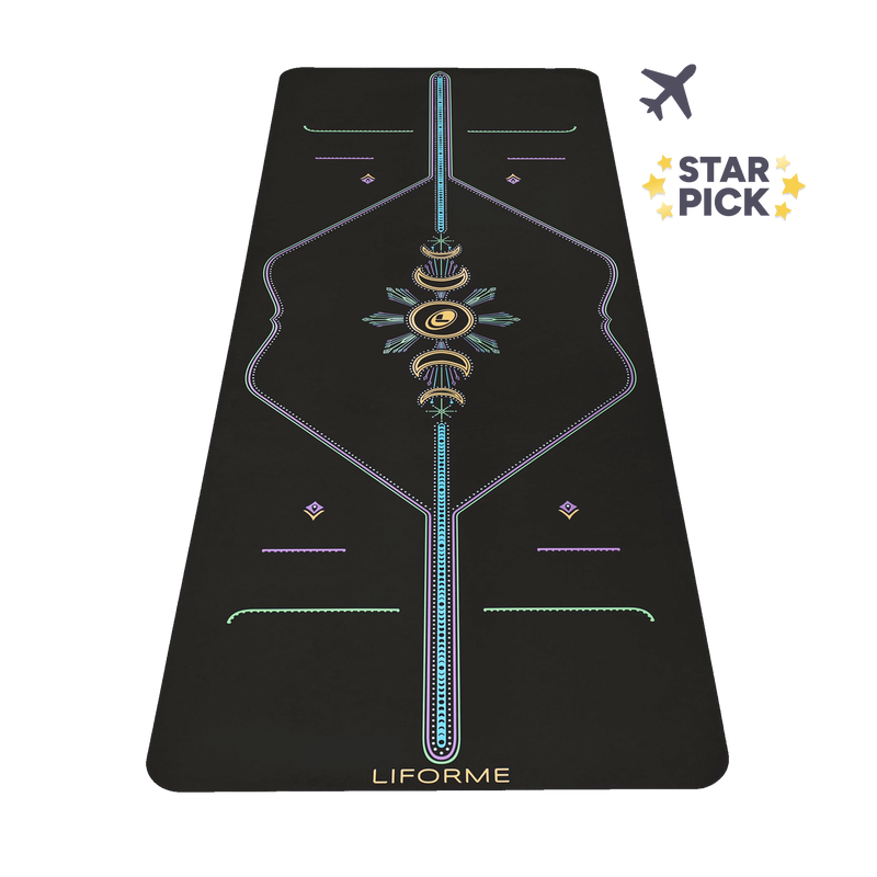 Liforme Cosmic Moon Reise-Yogamatte