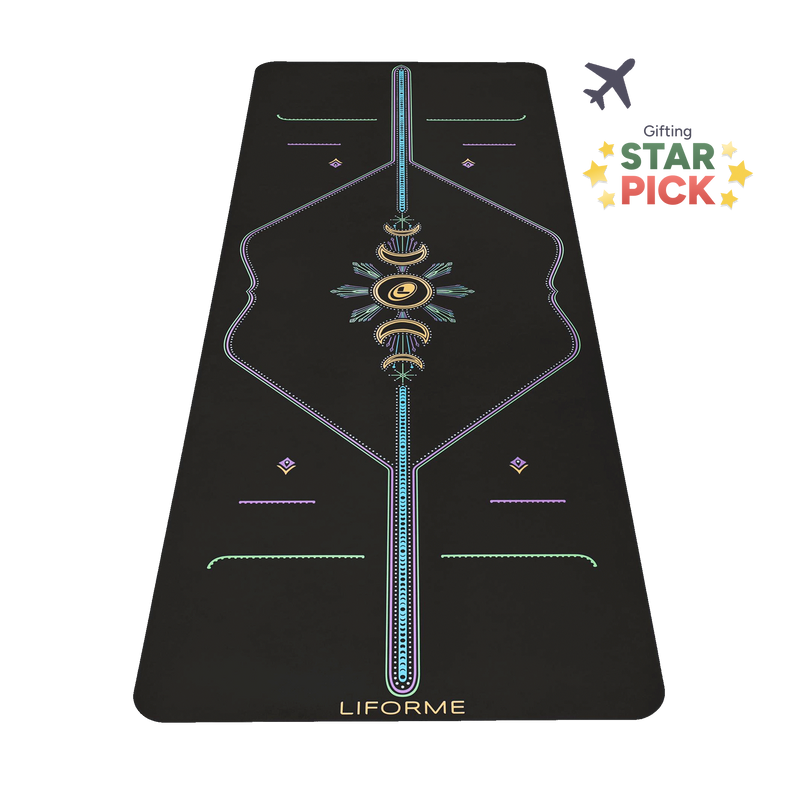 Liforme Cosmic Moon Tapis de yoga de voyage