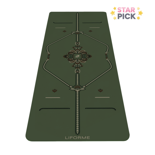 Liforme Deep Forest Mindful Garden Yoga Mat