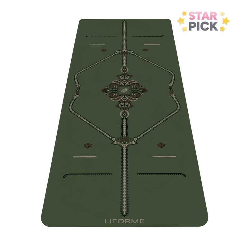Liforme Deep Forest Mindful Garden Yoga Mat