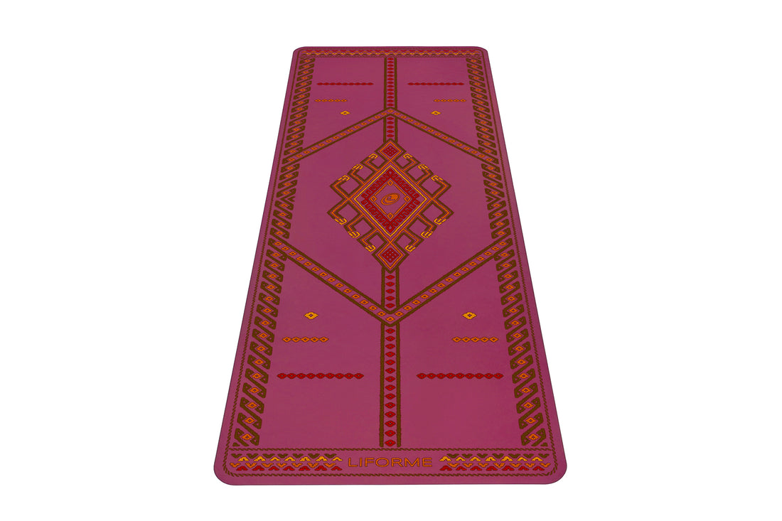 Buy Vector X 6mm PVC Printed Yoga Mat (Pink) online