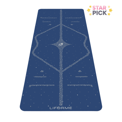 Liforme Magic Galaxy Yoga Mat - Silver