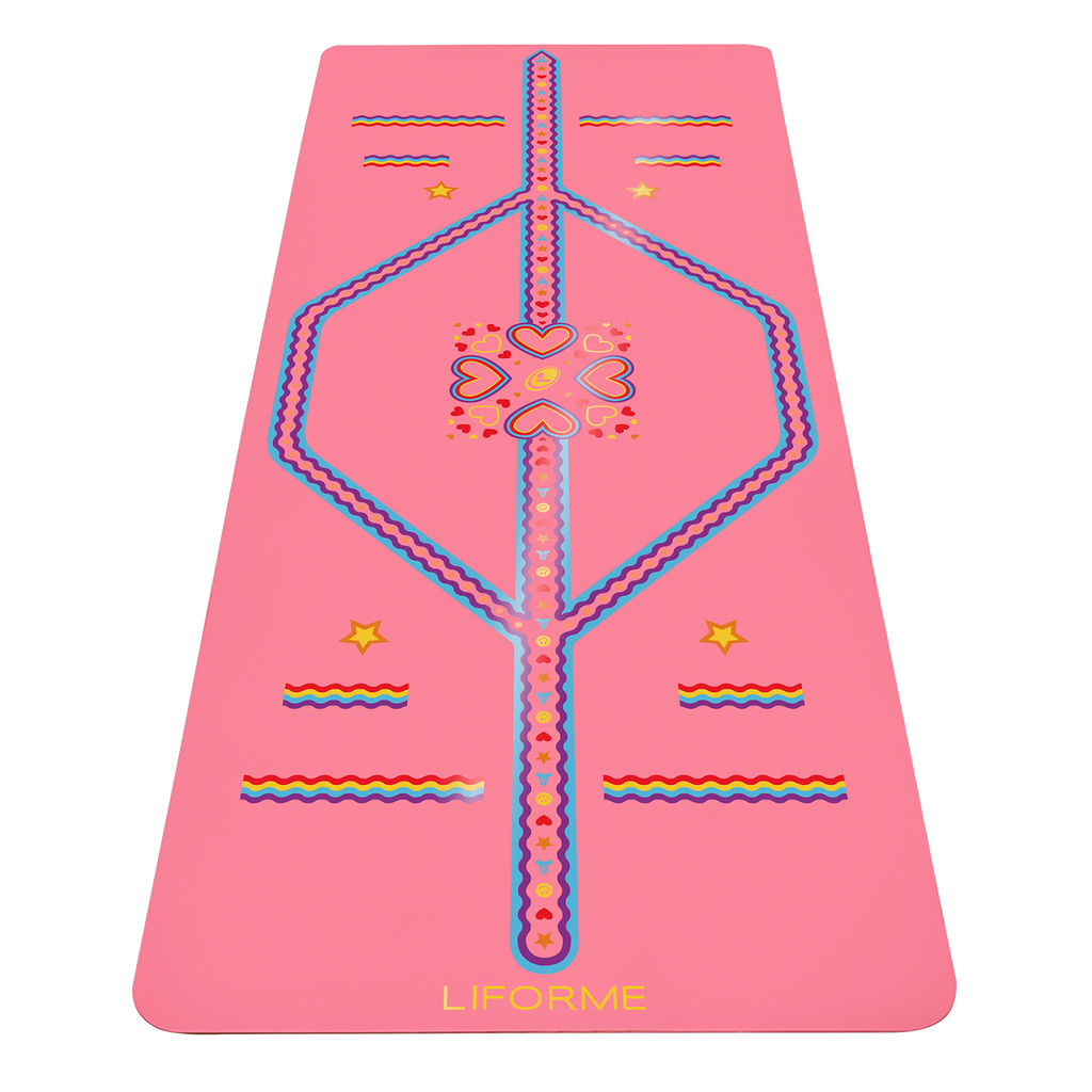 Tappetino da yoga con stampa unicorno rosa, spessore 5 mm, antiscivolo Tappetino da yoga con stampa unicorno rosa, spessore 5 mm, antiscivolo