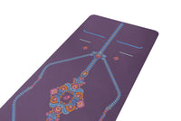 Liforme Mindful Garden Travel Yoga Mat - Purple