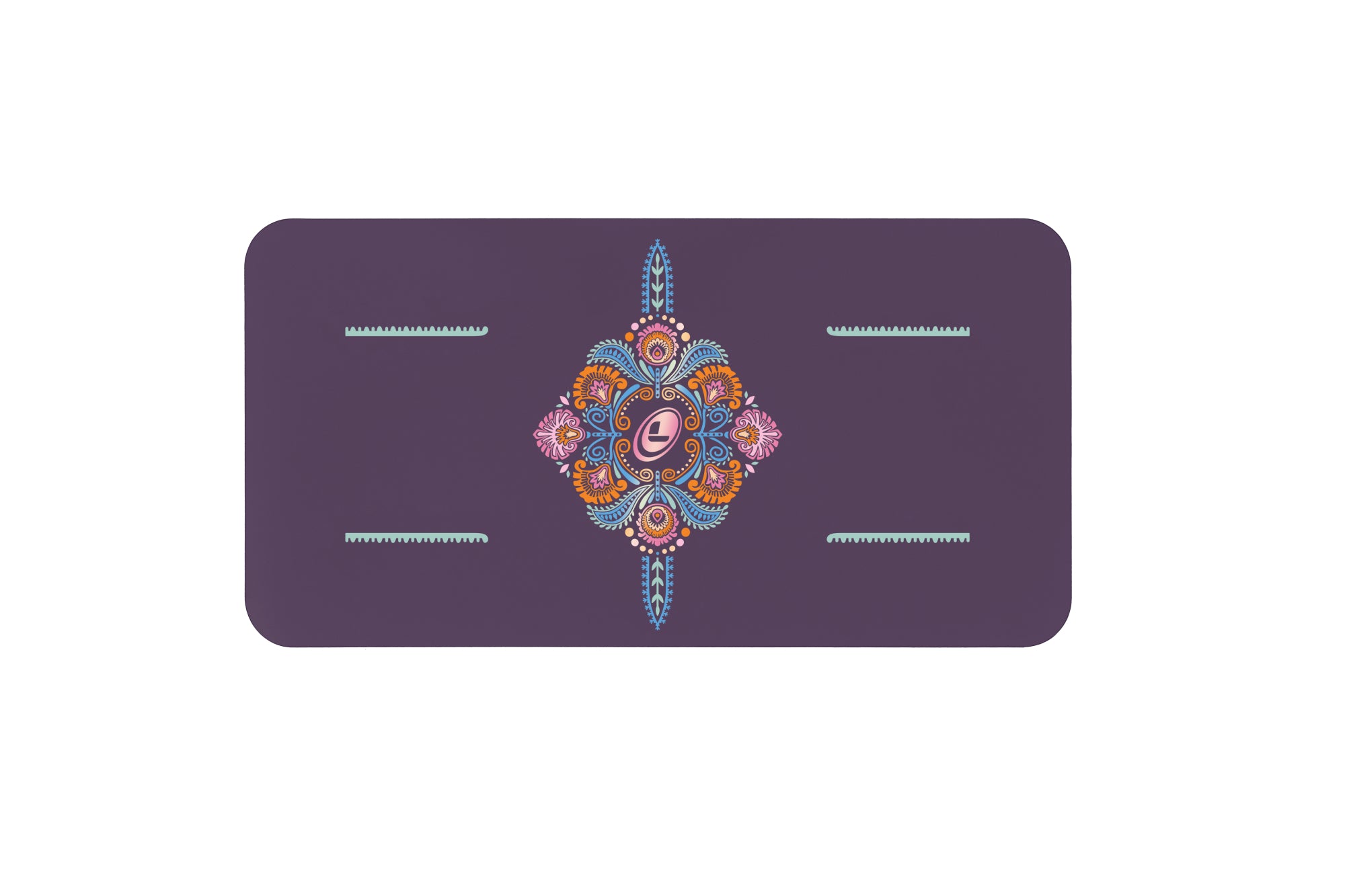 Liforme Mindful Garden Yoga Pad - Purple/Floral