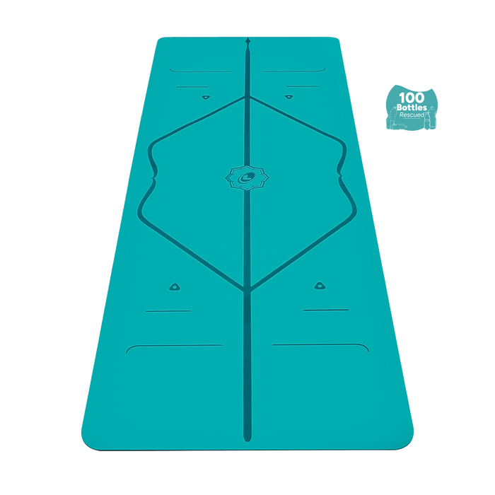 Liforme Classic Yoga Mat with AlignForMe® posture alignment and non-slip eco-friendly surface