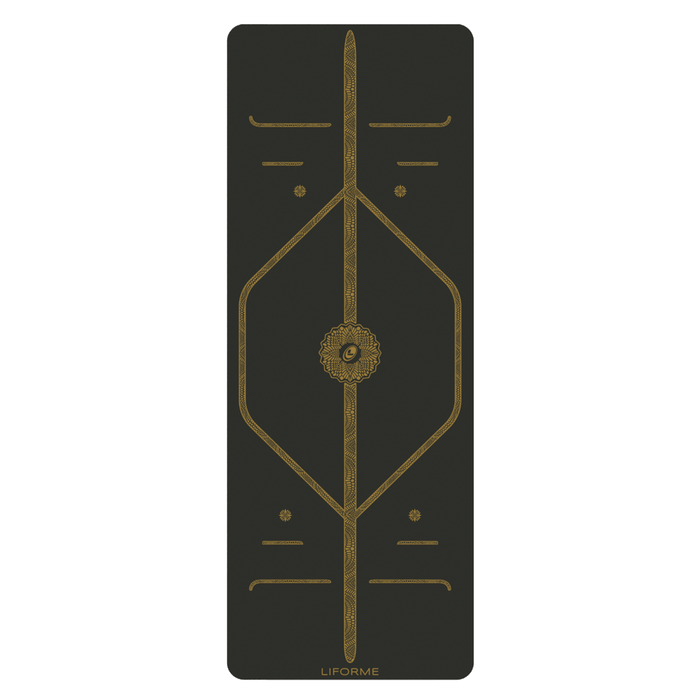 Liforme Black & Gold Yoga Mat