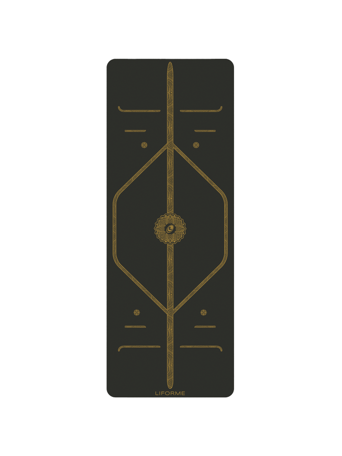Liforme Black & Gold Yoga Mat