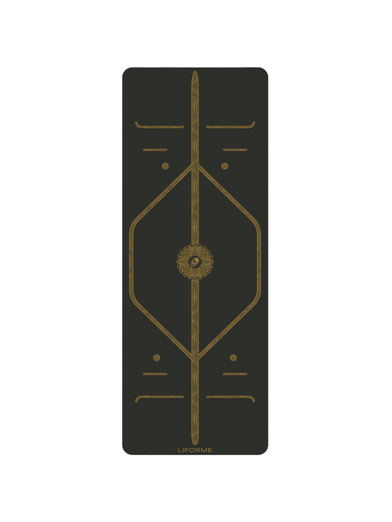 Liforme Black & Gold Yoga Mat