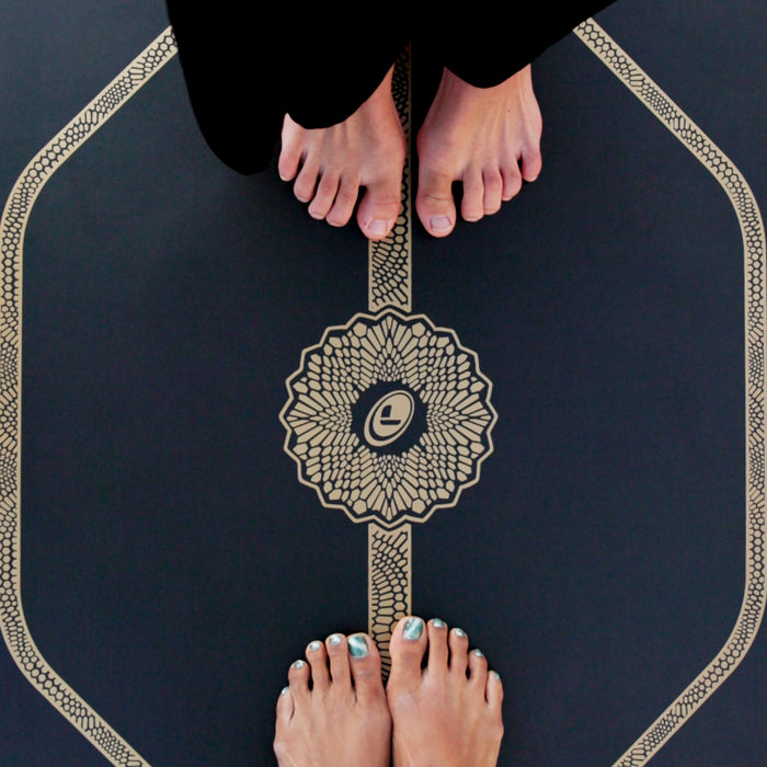 Liforme Black & Gold Yoga Mat