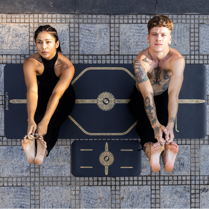 Liforme Black & Gold Yogamat