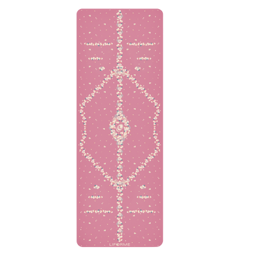 Liforme Cherry Blossom Pink Birdseye View
