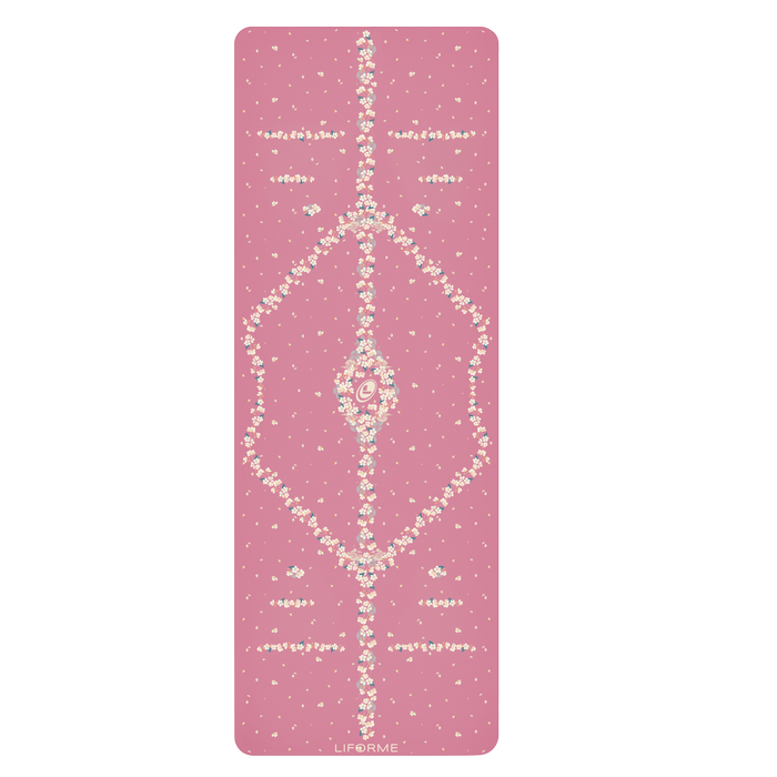 Liforme Cherry Blossom Pink Birdseye View