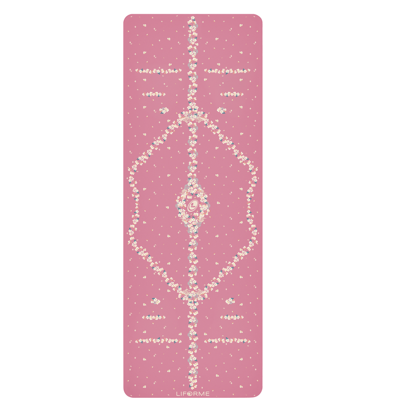 Liforme Cherry Blossom Pink Birdseye View