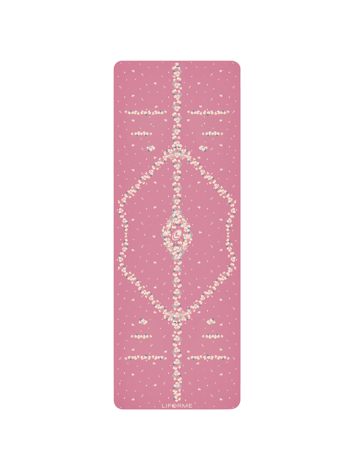Liforme Cherry Blossom Pink Birdseye View