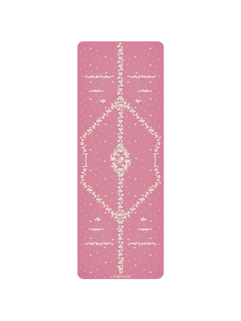 Liforme Cherry Blossom Pink Birdseye View