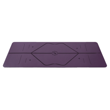 Side view of the purple Liforme Classic Yoga Mat