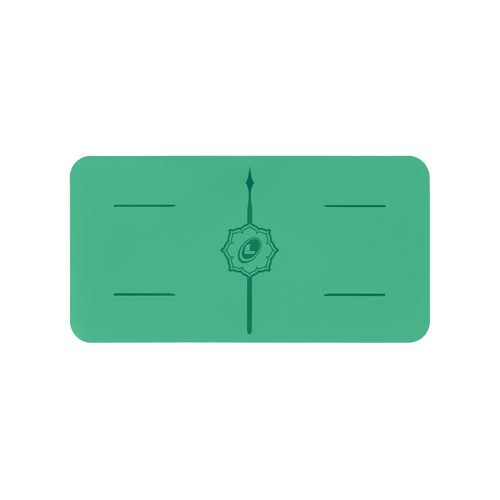 Liforme Classic Yoga Pad showing green colorway with AlignForMe® posture alignment and non-slip eco-friendly surface