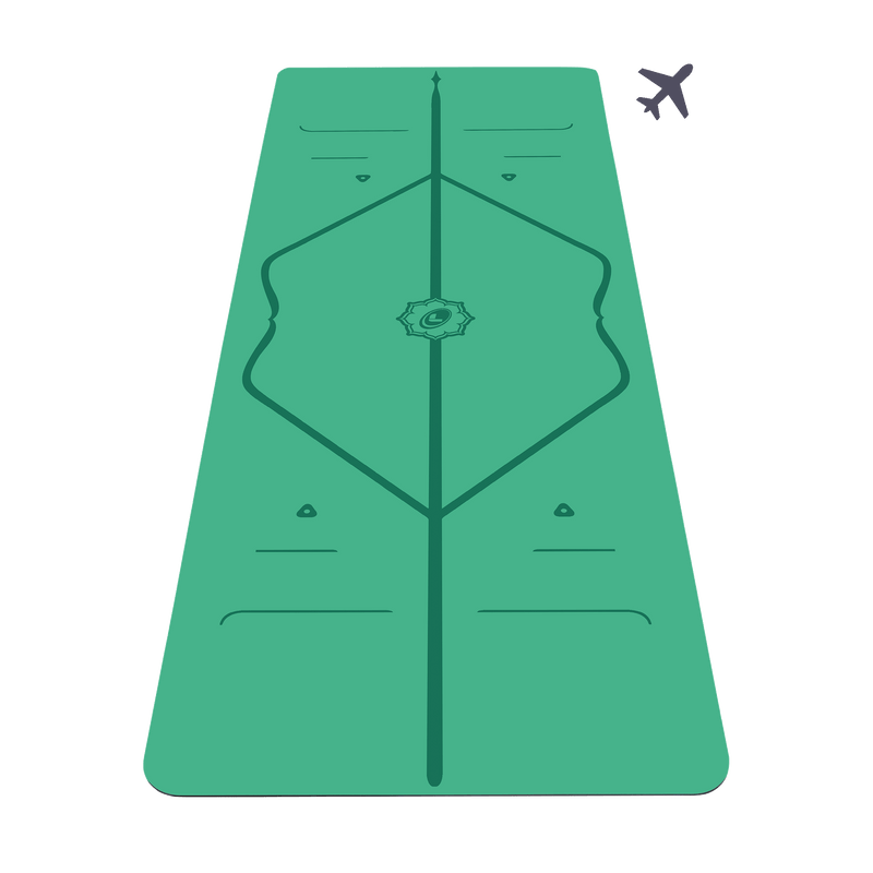 VNP Liforme Classic Travel Yoga Mat Green - behandeld