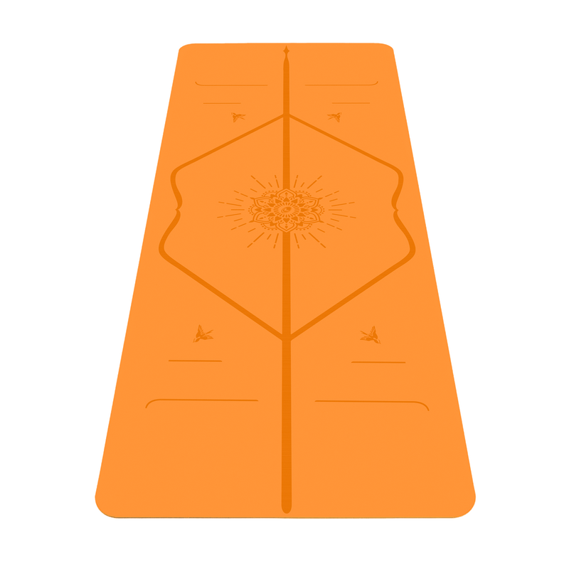 Liforme Yoga Mat Happiness Orange