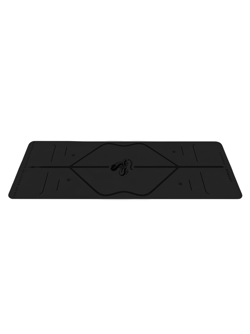 Liforme x Jivamukti Travel Yoga Mat Side View