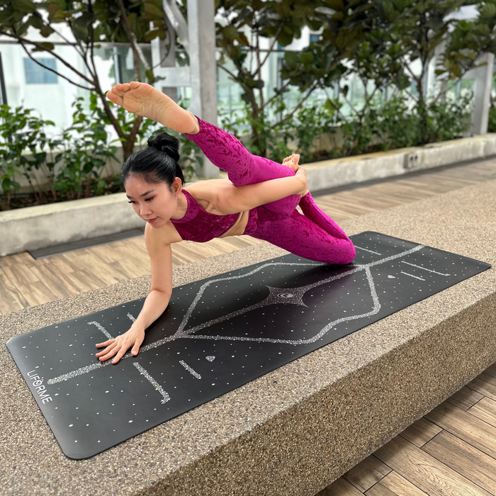 Liforme Magic Galaxy Yoga Mat - Gold & Silver