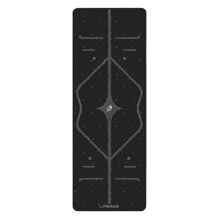 Liforme Magic Galaxy Yoga Mat - Gold & Silver