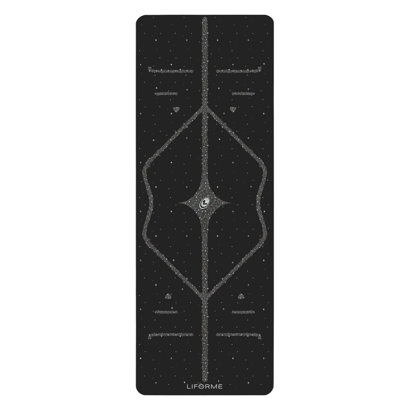 Liforme Magic Galaxy Yoga Mat - Gold & Silver