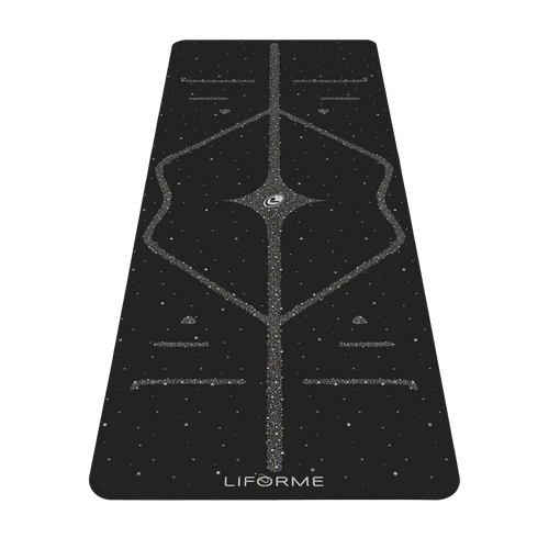 Liforme ヨガマット 黒 約183cm x 66cm Liforme Classic Yoga Mat | Liforme