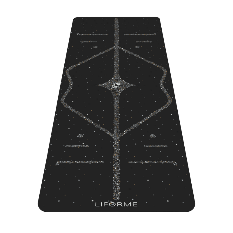 Liforme Magic Galaxy Yoga Mat - Gold & Silver