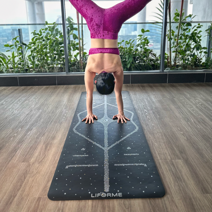Liforme Magic Galaxy Yoga Mat - Gold & Silver