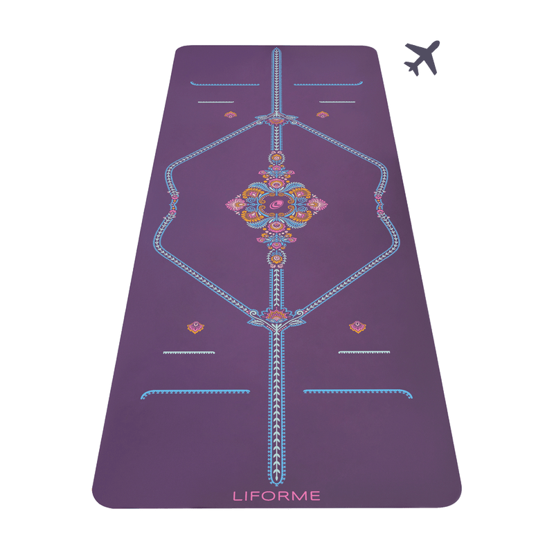 Liforme Mindful Garden Travel Yoga Mat