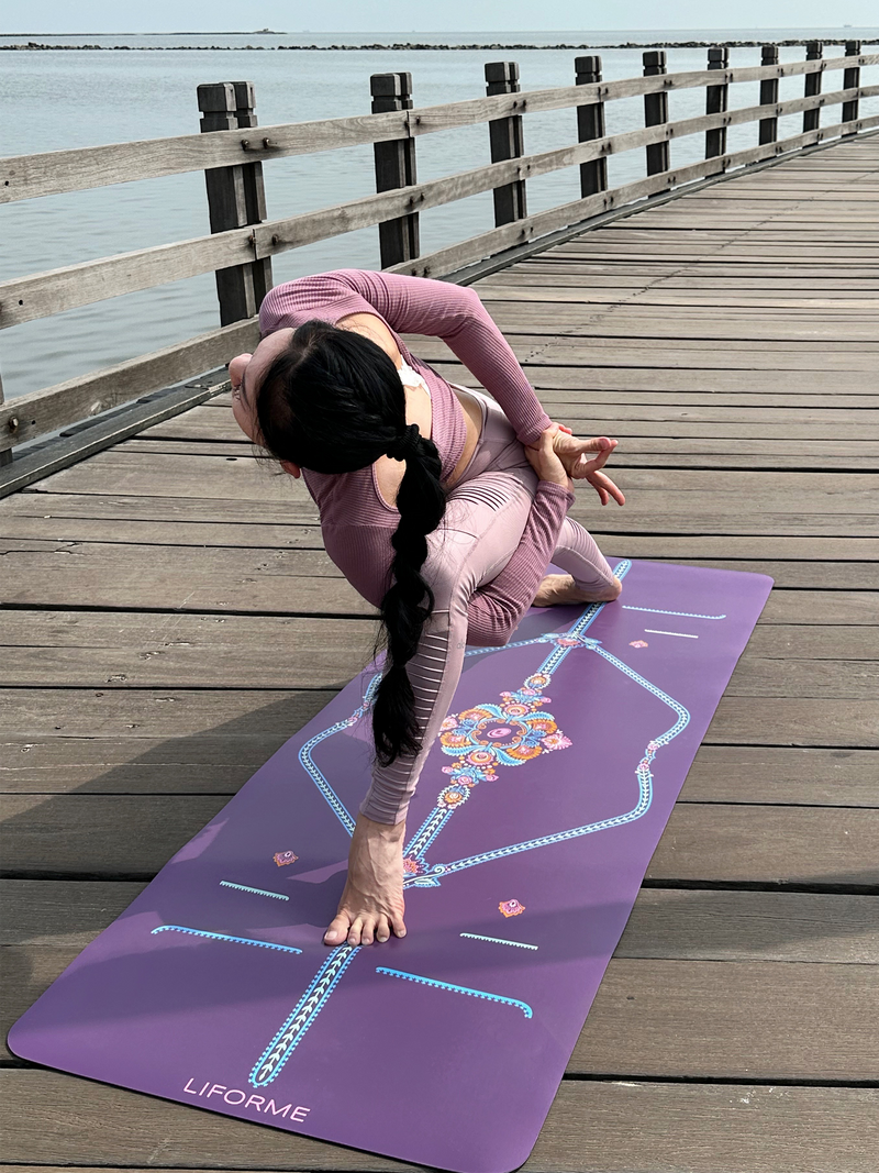 Liforme Mindful Garden Yoga Mat