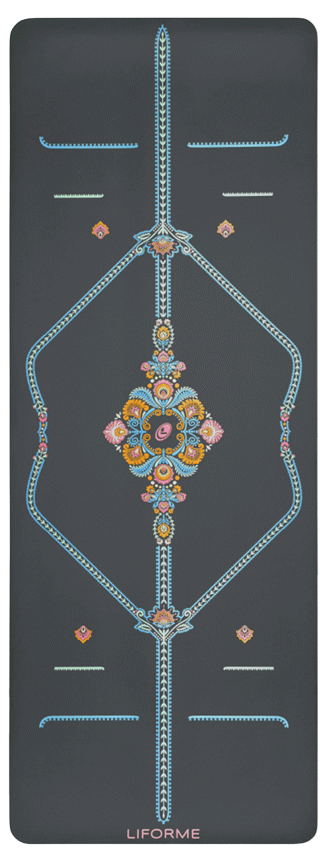 Liforme Mindful Garden Travel Yoga Mat