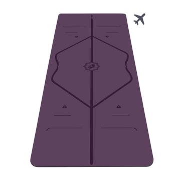 VNP Liforme Classic Travel Yoga Mat Purple - Handled