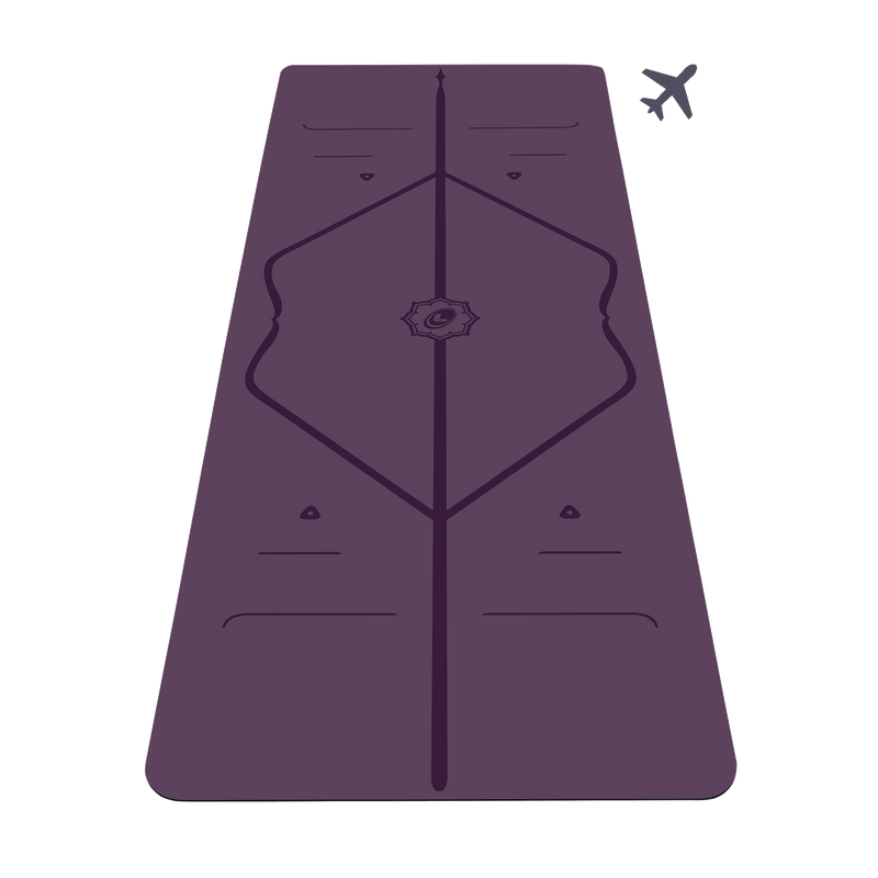 VNP Liforme Classic Travel Yoga Mat Purple - Handled