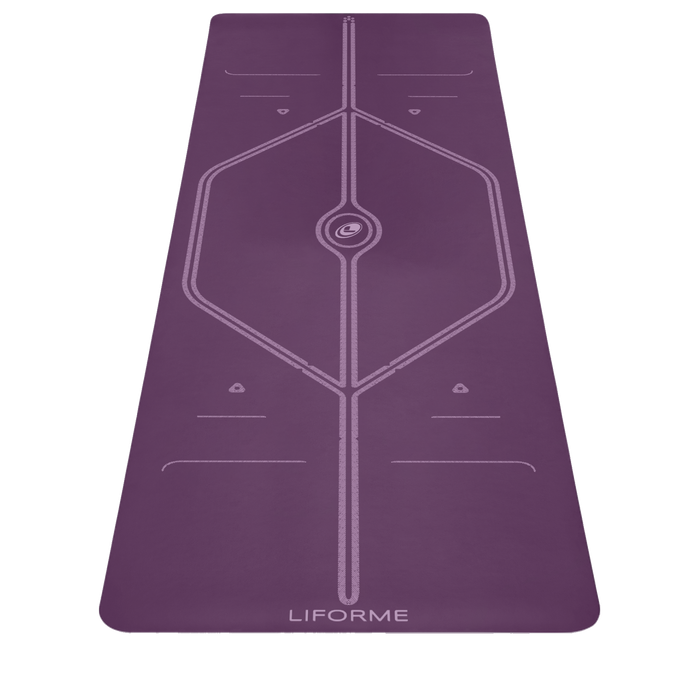 Liforme XL Yoga Mat showing front view with AlignForMe® posture alignment and non-slip eco-friendly surface