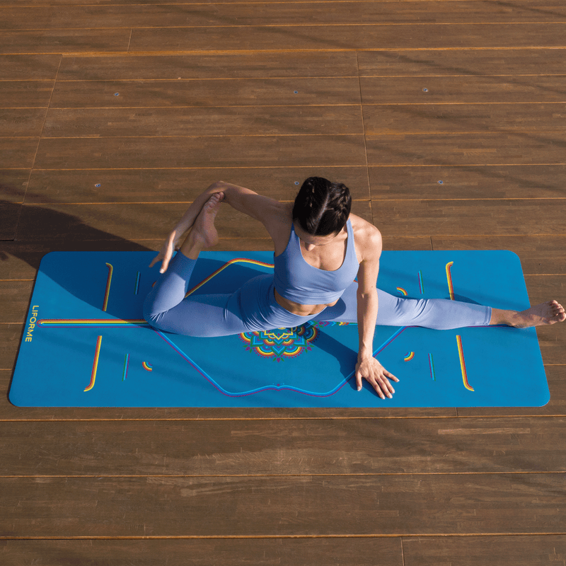 VNP Liforme Rainbow Yoga Mat Blue Sky - Factory Second