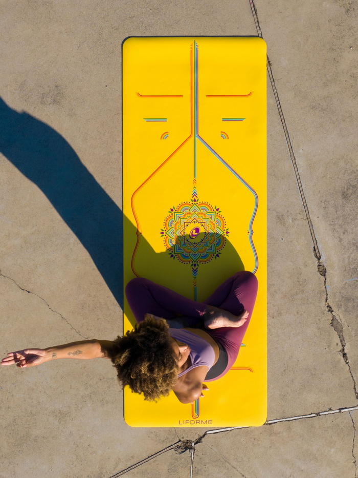 Liforme Rainbow Travel Yoga Mat